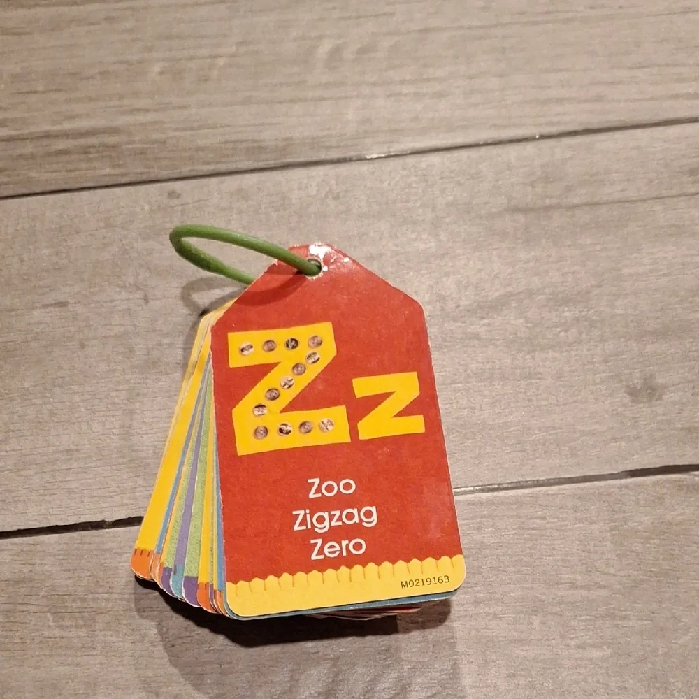 Alphabet Flash Cards with Ring